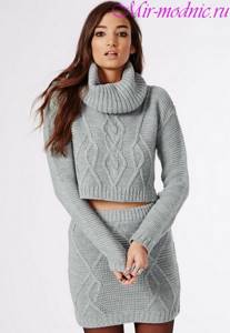 Knitted sweater for women 2018