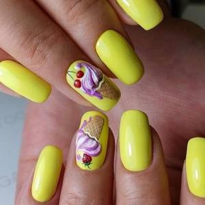 Bright nail design