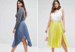 pleated skirt for plus size girls