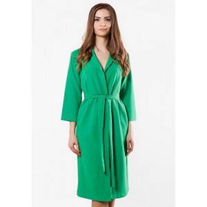 зеленое платье халат