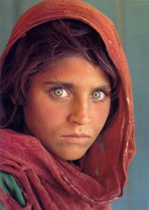 The woman with the most beautiful eyes in the world