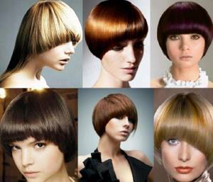 Women&#39;s cap haircut with a smooth transition