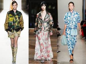 Women&#39;s outerwear spring-summer 2021 - Floral jackets