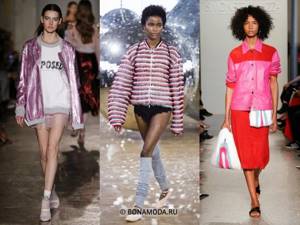 Женская верхняя одежда весна-лето 2021 - Модные розовые куртки