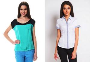 women&#39;s short sleeve blouses
