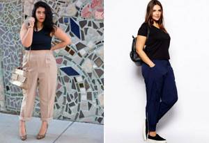 women&#39;s banana trousers for plus size