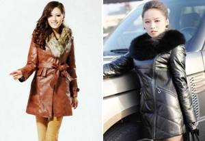 women&#39;s leather jackets winter