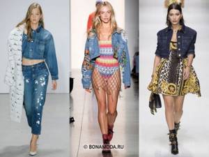 Женские куртки весна-лето 2021 - Короткие джинсовые куртки