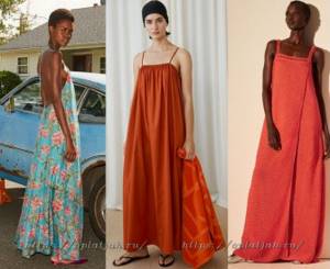 women&#39;s sundresses long A type photo new items