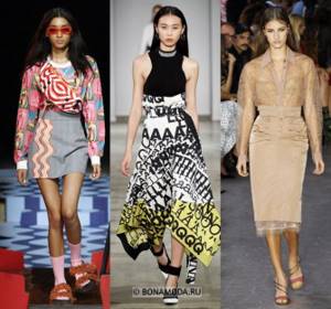 Women&#39;s skirts spring-summer 2021 - Fashionable high-waisted skirts of different styles